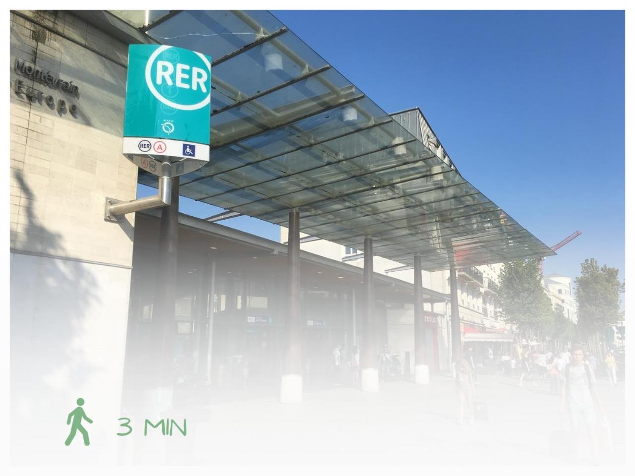 L'Organik Disney 7 Min Gare 5 Min Parking Prive Chessy  Bagian luar foto